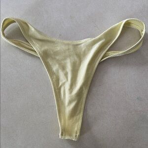 Aerie Light Yellow Bikini Bottom